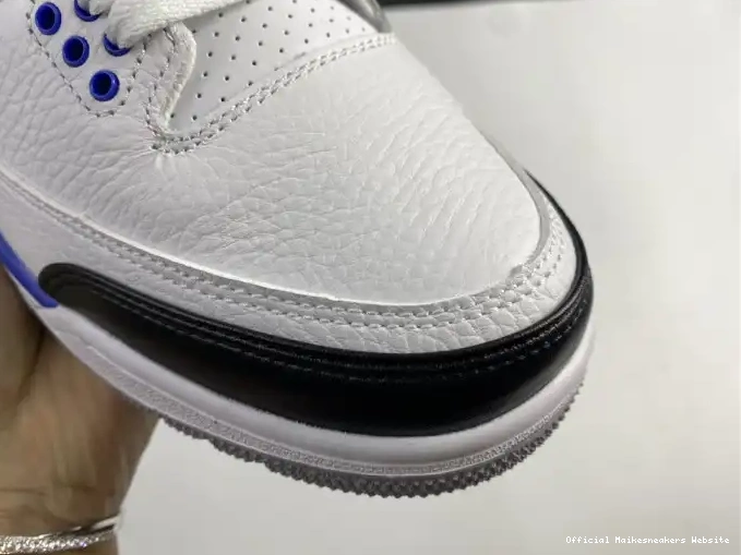 Official Maikesneakers CT8532-040 White 3 Retro Jordan Air Blue 0406
